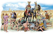 0802 Cleonymus of Sparta help Taras against the Lucanians